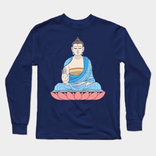 Colorful Buddha Long Sleeve T-Shirt